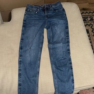 American Eagle Outfitters Dark Blue Straight Leg Jeans